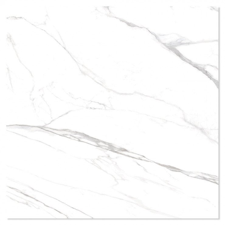 Marmor Klinker Escalona Vit Polerad 90x90 cm-0